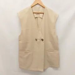 ベスト ベージュ Ｍ ○◇