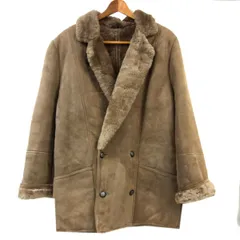 90s ヴィンテージ◆ムートンコート ニューシーランド製 ダブルフェイス 冬物 メンズ