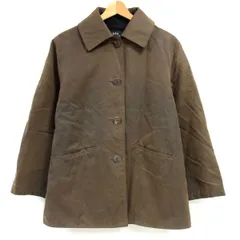 希少 90s A.P.C. アーペーセー オイルド加工 ヘビーコットン ジャケット コート 裏ブランケット 日本製 レディース
