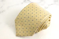 フェンディ ブランド ネクタイ ズッカ柄 ドット 小紋柄 シルク イタリア製 PO メンズ ベージュ FENDI 【中古】