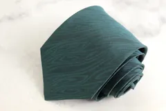 イヴ・サンローラン ブランド ネクタイ YSL 総柄 パネル柄 シルク PO メンズ カーキ YVES SAINT LAURENT 【中古】