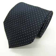 スポルディング ブランド ネクタイ ドット シルク PO メンズ ネイビー SPALDING 【中古】