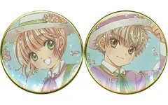 【中古】バッジ・ビンズ 木之本桜＆李小狼 連載25周年記念 缶バッジセット 「カードキャプターさくら」