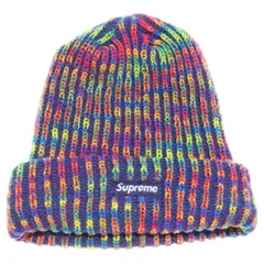 SUPREME (シュプリーム) 24AW Rainbow Loose Gauge Beanie レインボールースゲージ ビーニー ニット 帽子 マルチ