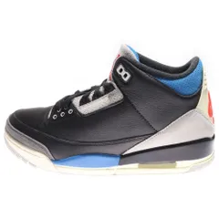 NIKE (ナイキ) AIR JORDAN 3 RETRO RARE AIR エアジョーダン3 レアエア ハイカットスニーカー ブラック/ブルー US10/28cm IB8967-004