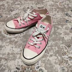 コンバース　オールスター CONVERSE　ALL STAR　24.5cm　ピンク　PINK　ローカットスニーカー　靴　中古