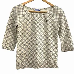 BURBERRY BLUE LABEL バーバリー ノバチェック カットソー 38