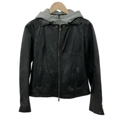 極美品【バーニーズニューヨーク】ラムレザー　2way ダブルライダース　38 M LAMB LEATHER W-RIDERS JACKET | ラムレザーダブルライダース