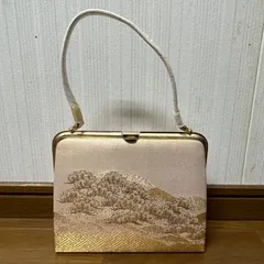 和装用バッグ 礼装用バッグ ゴールド ハンドバッグ ピンク 鎮鍮金具