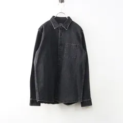 メンズ A.P.C. アーペーセー ストレッチコットン デニムシャツ M ブラック┃羽織 ハオリ 男性用【2400014700633】のサムネイル
