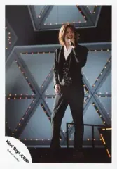 【中古】生写真(ジャニーズ) Hey! Say! JUMP/高木雄也/ライブフォト・全身・衣装黒・左手マイク・笑顔/公式生写真
