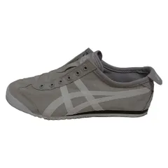asics Onitsuka Tiger(アシックス・オニツカタイガー) スリッポン 24 レディース メキシコ 66  スリッポン 1183B565 グレー レザー
