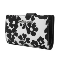 【新品】マイケルコース 35S5STVF6Y 財布 二つ折り財布 MICHAEL KORS JET SET TRAVEL フローラル ミディアム ウォレット アウトレット レディース