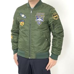 【新品未使用】MICHELIN MA-1フライトジャケット オリーブ Mサイズ 新品未使用】MICHELIN MA-1フライトジャケット オリーブ Mサイズ