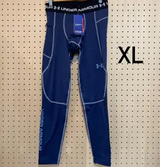 メンズコールドギア リフレクト レギンス XLネイビー（6007727）