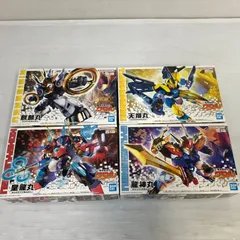 ▲魔神創造伝ワタル プラモデル 4つセット(02麒麟丸、04天翔丸、07皇龍丸、01龍神丸) 未組立品 smpra092619