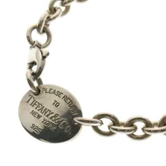 TIFFANY&Co (ティファニー) リターントゥ オーバルタグ チェーン ペンダント ネックレス シルバー