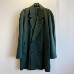 良品✨️ ギーコレクション ghee collection チェスターコート 冬アウター 羽織り メンズ ユニセックス Lサイズ 大きめ ゆったり オーバーサイズ ダブルボタン ダブルブレスト ラグランスリーブ カシミヤ100 厚手 防寒 ポケット付き