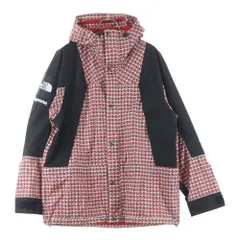 SUPREME (シュプリーム) 21SS ×THE NORTH FACE Studded Mountain Light Jacket スタッド マウンテンパーカー ジャケット レッド/ブラック NP12103I