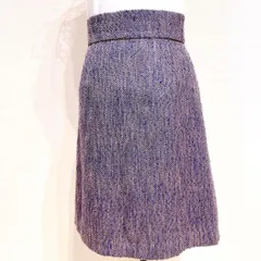 PROPORTION BODY DRESSING プロポーションボディドレッシング　ツイードスカート 上品きれいめ 通勤 大人フェミニン ブルー系 【中古】30