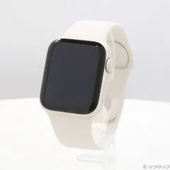 〔中古品〕 Apple Watch SE 第3世代 GPS 40mm スターライトアルミニウムケース スターライトスポーツバンド【262】