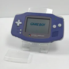 ゲームボーイアドバンス バイオレット スーパーファミコンプレート 動作確認済み Nintendo Gameboy Advance GBA