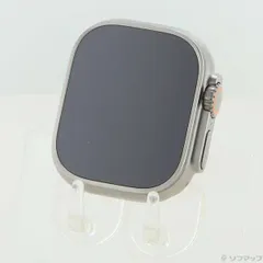 〔中古品〕 Apple Watch Ultra GPS + Cellular 49mm チタニウムケース バンド無し【262】