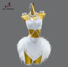 Sサイズ 1点限り 新品 未使用 高級 社交ダンス 衣装 ブルー ラテンドレス ドレス ダンス衣装 ラインストーン装飾 フリルデザイン Sサイズ