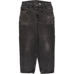 古着 90年代 リーバイス Levi's 0560-0260 LOOSE FIT TAPERED LEG ブラックデニム テーパードデニムパンツ USA製 W34 L30/evb030864