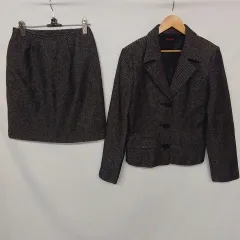 VONBINO ボンビーノ ツイードスーツセットアップ ネイビー×ホワイト 11ARサイズ（L相当） ◇○