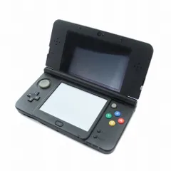 ニンテンドー Nintendo new 3DS ゲーム機 本体 ロゴ 通電・動作確認済み 黒 マットブラック /XZ ■GY37