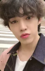 【中古】コレクションカード(男性) SEVENTEEN/S.COUPS(エスクプス)/首傾げ・口閉じ・裏面オレンジ・外側緑/CD「7th Mini Album ： Heng：garae (胴上げ)」(HANA Ver.)封入特典フォトカード