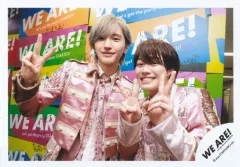 【中古】生写真(STARTO) なにわ男子/道枝駿佑・大橋和也/横型・上半身/「WE ARE! Let’s get the party STARTO!!」バックステージフォト/公式生写真