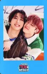 【中古】コレクションカード(男性) Stray Kids/バンチャン(Bang Chan)・ハン(HAN)/枠青/「Stray Kids Fan Connecting 2024 “SKZ TOY WORLD”」フォトカードB