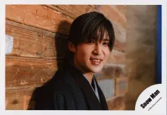 【中古】生写真(ジャニーズ) Snow Man/目黒蓮/横型・バストアップ/シングル「タペストリー / W」MV＆ジャケ写オフショット/公式生写真