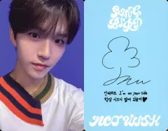【中古】コレクションカード(男性) NCT WISH/ジェヒ(JAEHEE)/裏面青・印刷サイン・メッセージ入り/CD「Songbird」(SMini Ver.)封入フォトカード