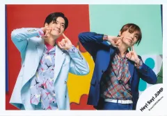 【中古】生写真(STARTO) Hey! Say! JUMP/中島裕翔・伊野尾慧/横型・上半身/アルバム「H+」MV＆ジャケ写オフショット/公式生写真