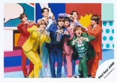 【中古】生写真(STARTO) Hey! Say! JUMP/集合(8人)/横型・全身/アルバム「H+」MV＆ジャケ写オフショット/公式生写真