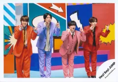 【中古】生写真(STARTO) Hey! Say! JUMP/集合(4人)/横型・全身/アルバム「H+」MV＆ジャケ写オフショット/公式生写真