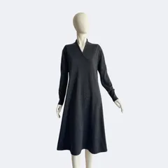 23区 ＊ニットワンピース ウール カシミヤ 38 グレー 長袖