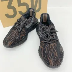 adidas アディダス スニーカー シューズ YEEZY BOOST 350 V2 GW3774 箱付き 美品 スポーツ メンズ 27cm MX ROC ブラック系 靴 DF17475■