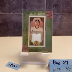 2025 TOPPS ALLEN & GINTER BERT BLYLEVEN CALIFORNIA ANGELS Memorabilia Game Used ジャージ Green　ミニ カード