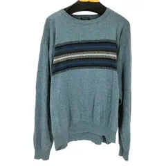 ドッカーズ DOCKERS ライン ボーダー アクリル ニット セーター ビッグサイズ メンズ import：XXL 