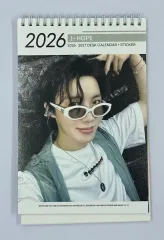 BTS ジェイホープ 2026 2027 デスクトップカレンダー + ステッカー 非公式グッズ