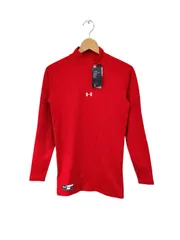 アンダーアーマー◆メンズ UA コールドギア コンプレッションインナー 裏起毛 レッド