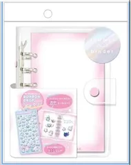 【新品】クーリア とうめいシールバインダー ボンボンドロップ 6穴 シール帳 正規品 バリエーション