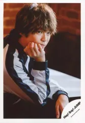 【中古】生写真(ジャニーズ) Hey! Say! JUMP/高木雄也/バストアップ・座り・衣装紺白・右手頬杖・体右向き/A.Y.T.「Are You There?」PV＆ジャケ写撮影オフショット/公式生写真