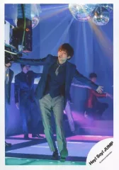 【中古】生写真(ジャニーズ) Hey! Say! JUMP/薮宏太/全身・衣装紺・両手広げる/「マエヲムケ」PV＆ジャケ写撮影オフショット/公式生写真