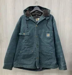 Carhartt/カーハート/ジャケット/チョアコート/星タグ/80s/フ-ド付き/グリーン系/Lサイズ