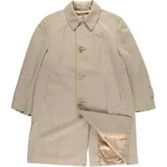 古着 アクアスキュータム Aquascutum ステンカラーコート バルマカーンコート カナダ製 メンズM相当/evb032706